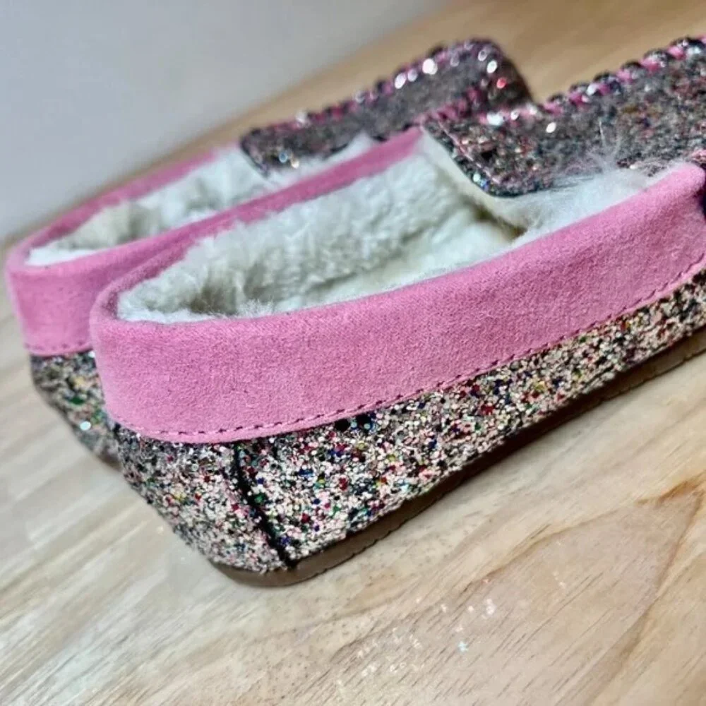 🥿 Land's End Kids' Moccasin Slippers – Size 12 – Excellent Condition! - Picture 8 of 11